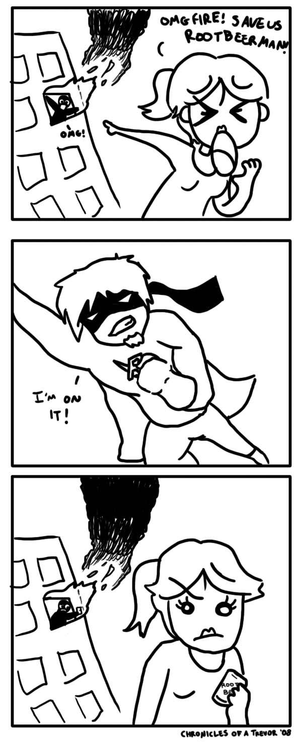 Save us Root Beer Man!