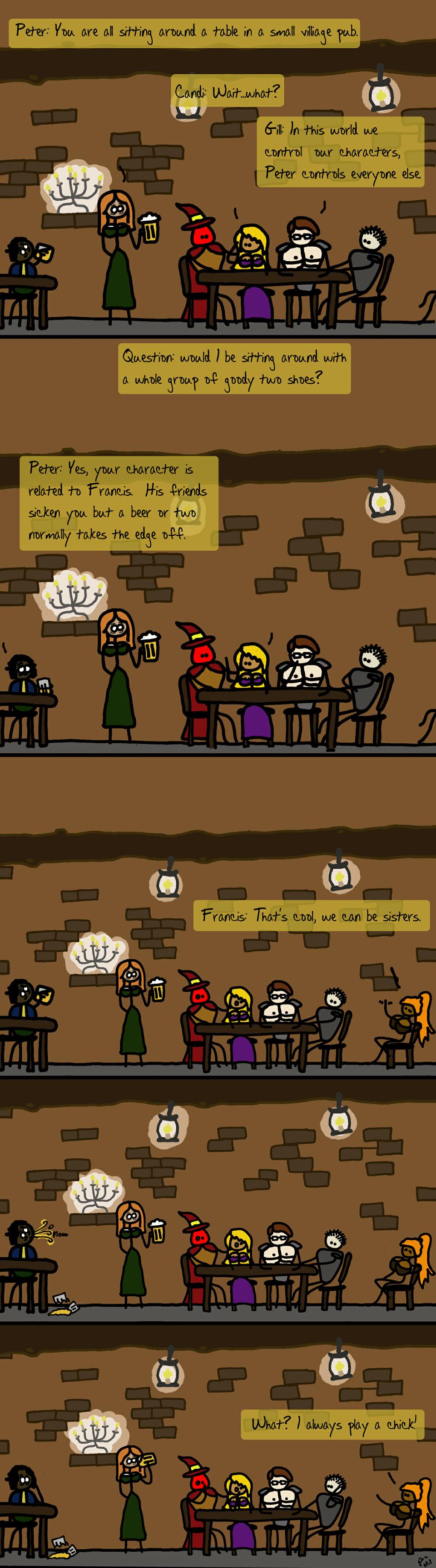 I always play a chick