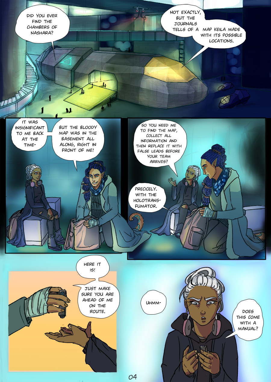 Chapter 03 page 04, talking tacts