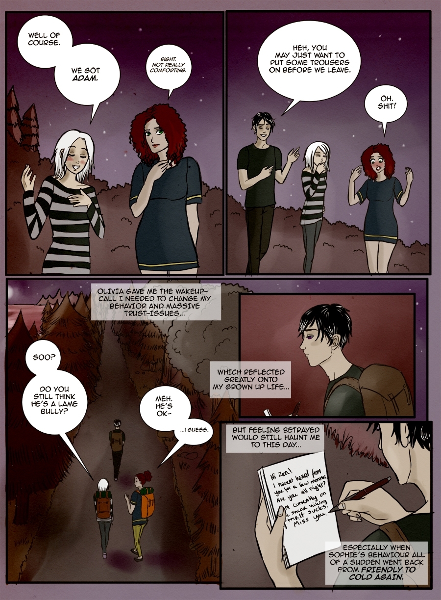 Page 12, a sudden change