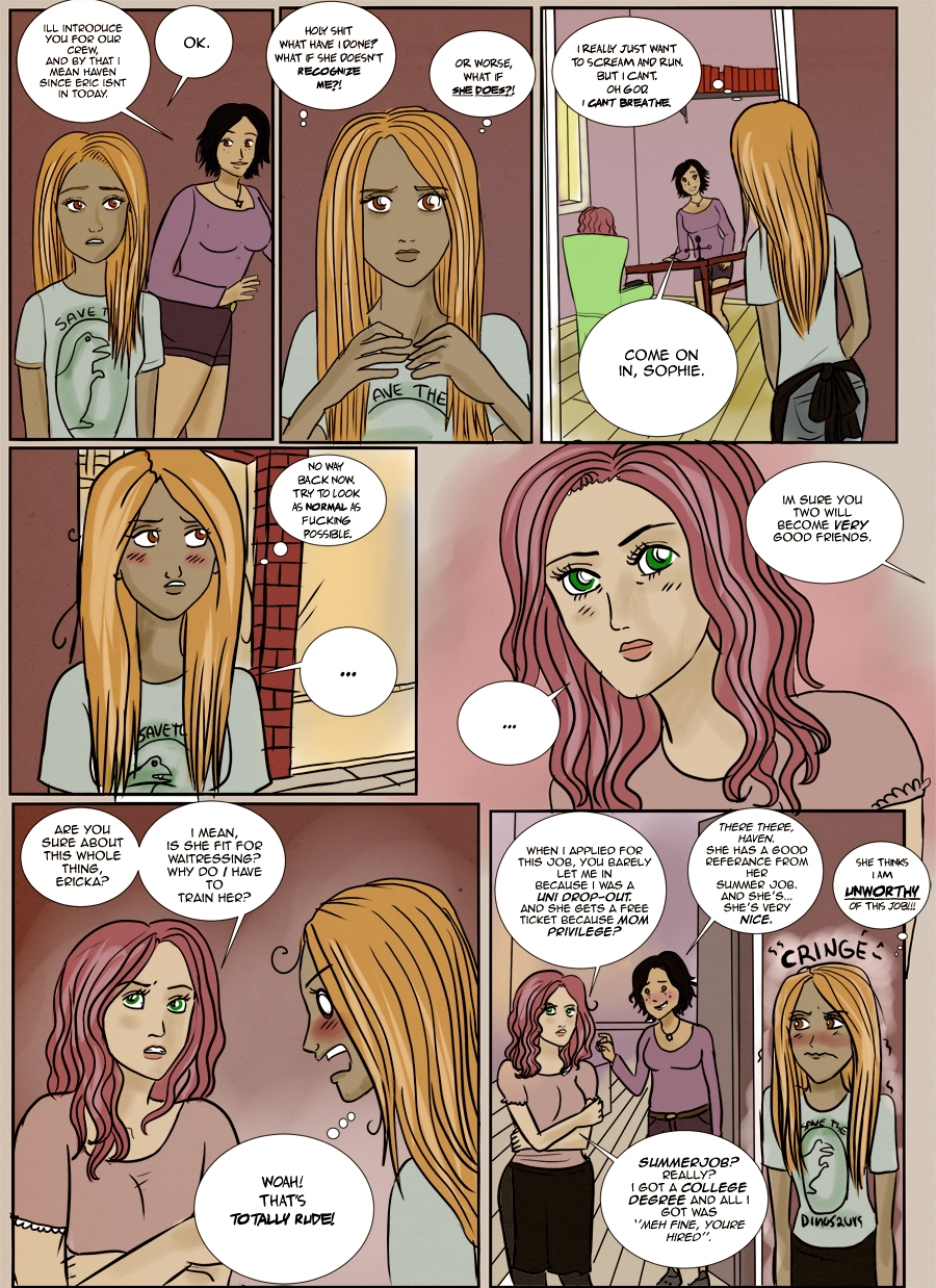 Page 6, Sophie starting Ahiti