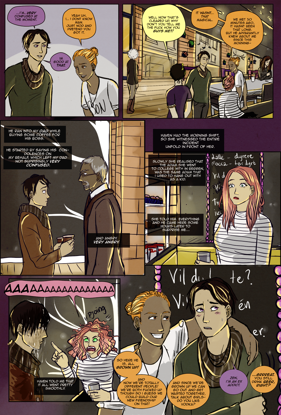 Page 17, how Zen and Adam met