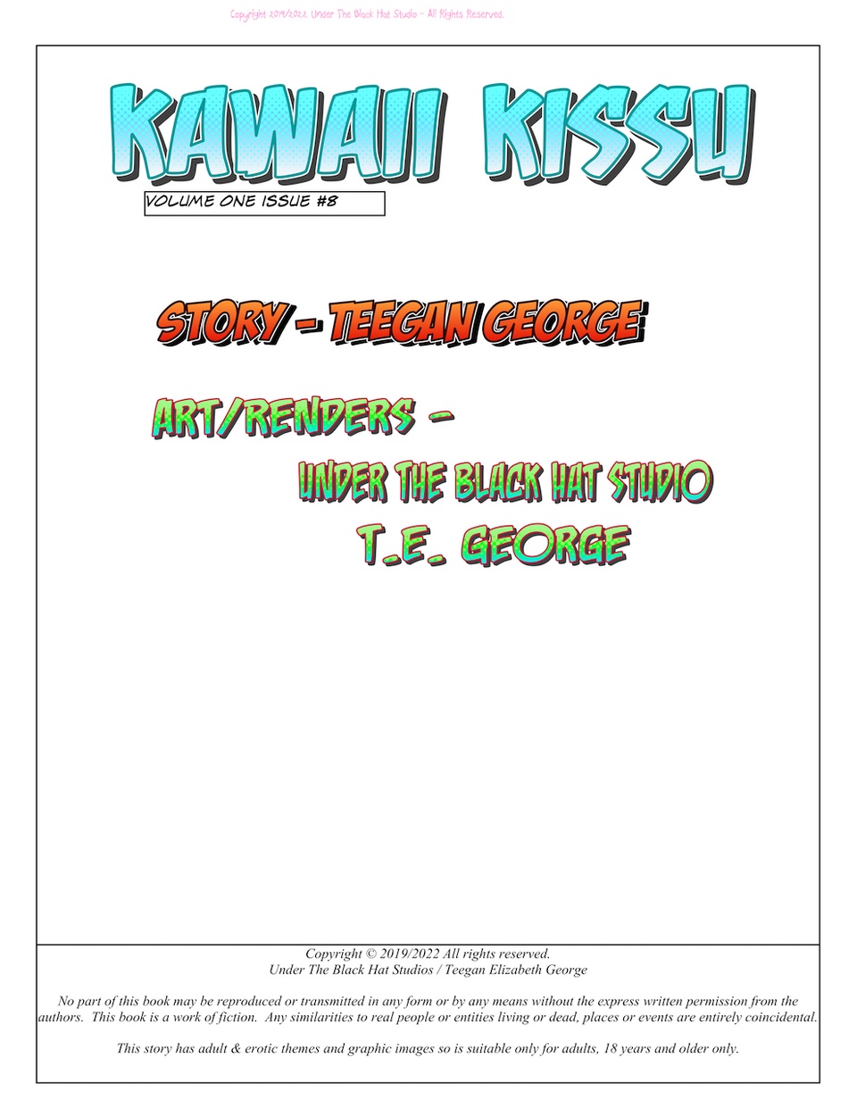 Issue 8 - Inside Front Cover