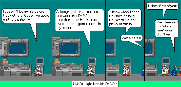 #13: Dr. Light likes his Dr. Who