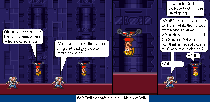 #23: Roll doesn't think very highly of Wily