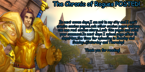 The Chronic of Rogues POSTED!