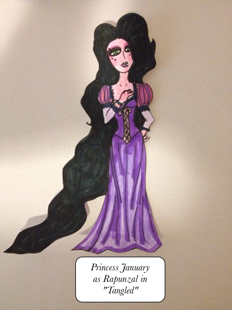 Princess January : The Disney Princess Collection : Pg. 14 (Rapunzal in Tangled)