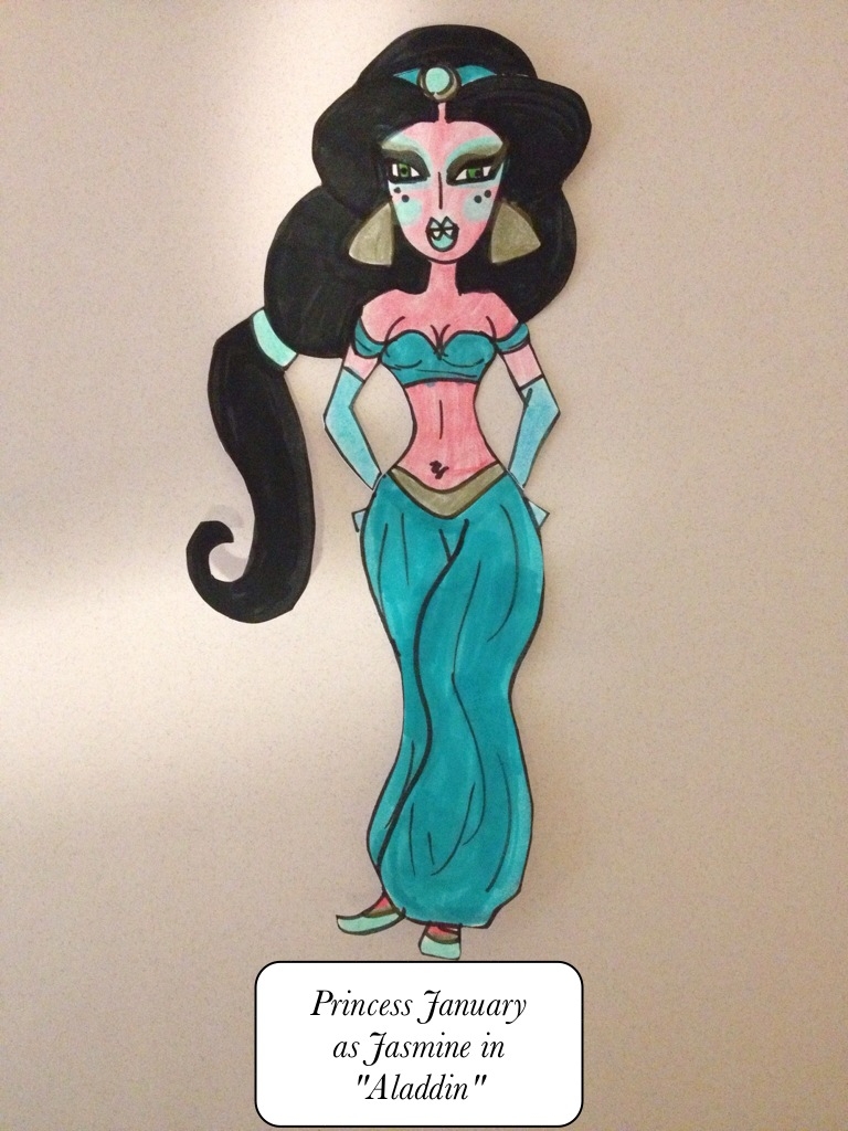 Princess January : The Disney Princess Collection : Pg. 7 (Jasmine, from Aladdin)