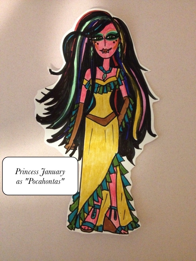 Princess January : The Disney Princess Collection : Pg. 9 (Pocahontas)