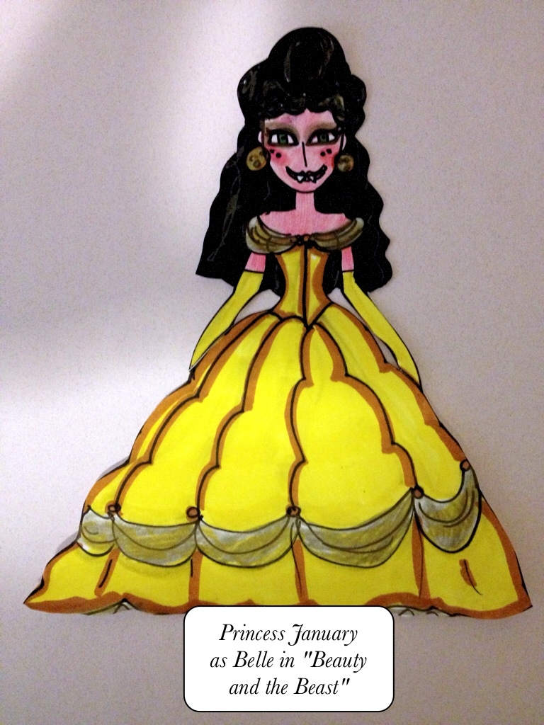 Princess January : The Disney Princess Collection : Pg. 8 (Belle, from Beauty and the Beast)