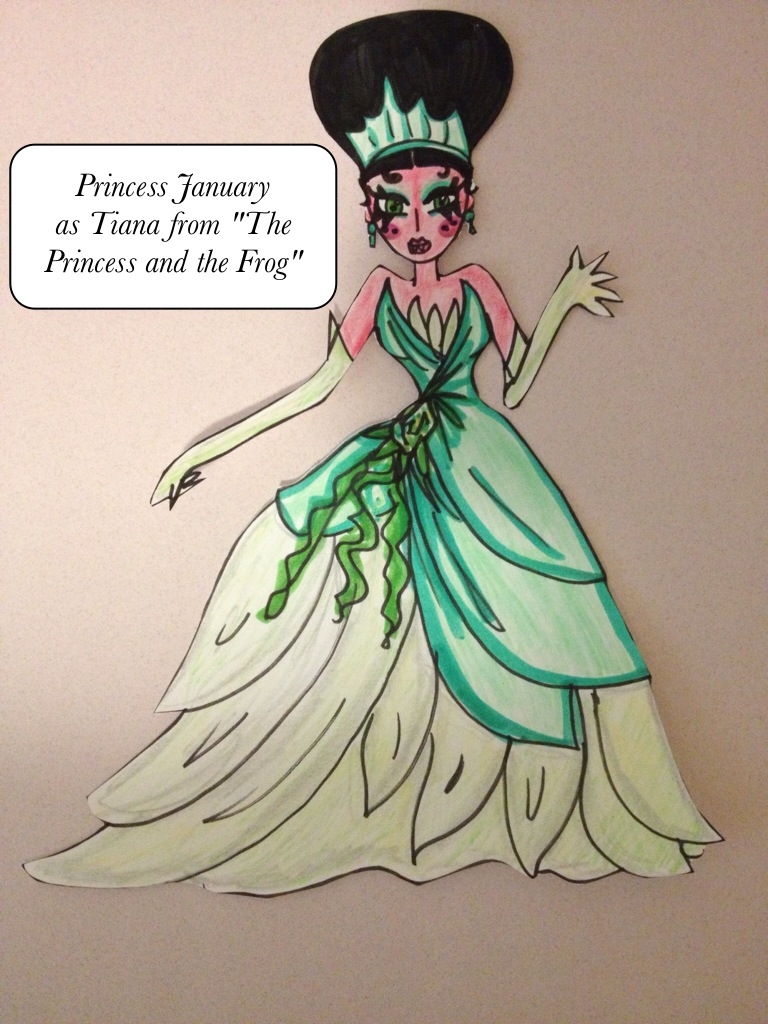 Princess January : The Disney Princess Collection : Pg. 13 (Princess Tiana from The Princess and the Frog)