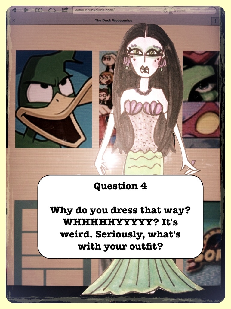 The Duck Webcomics Interviews Princess January of YOUR CHOICE... : Question 4