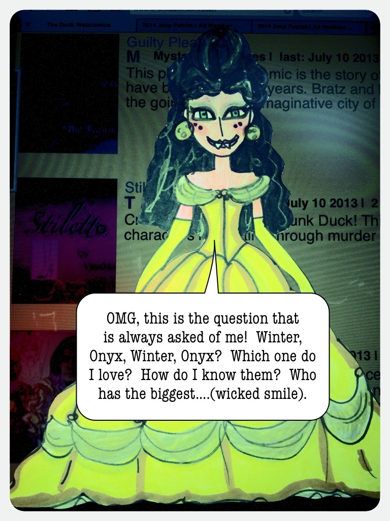 The Duck Webcomics Interviews Princess January of YOUR CHOICE... : Question 7.  Answer 1 of 3.