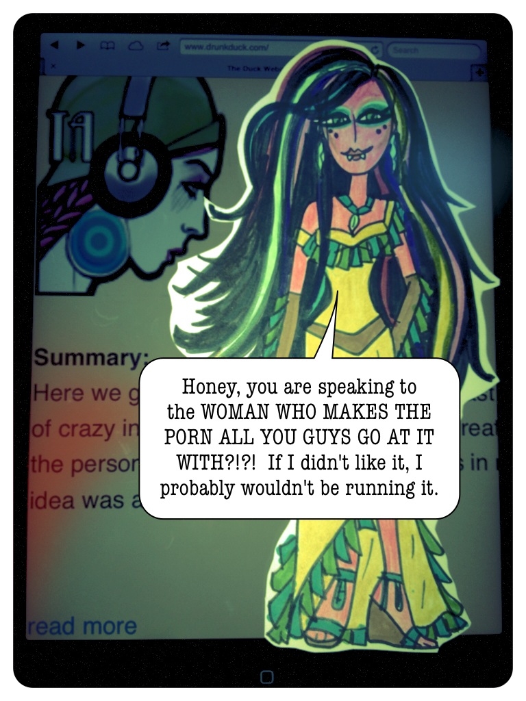 The Duck Webcomics Interviews Princess January of YOUR CHOICE... : Question 8 : Answer 1 of 1.