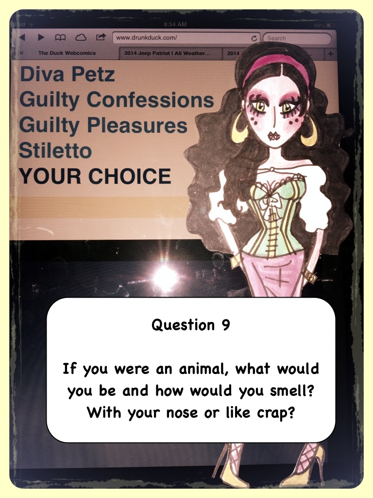 The Duck Webcomics Interviews Princess January of YOUR CHOICE... : Question 9.