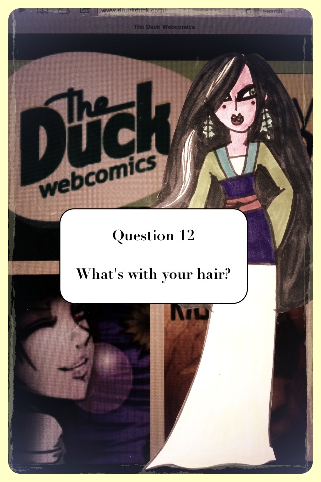 The Duck Webcomics Interviews Princess January of YOUR CHOICE... : Question 12.  