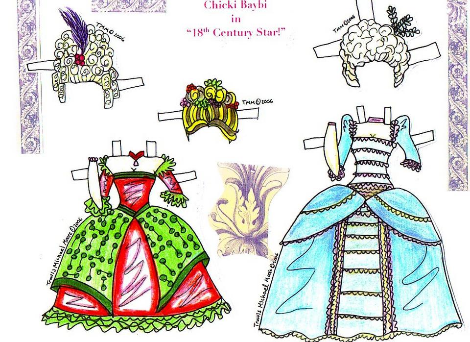 Chicki's Rococo Fashions continued.