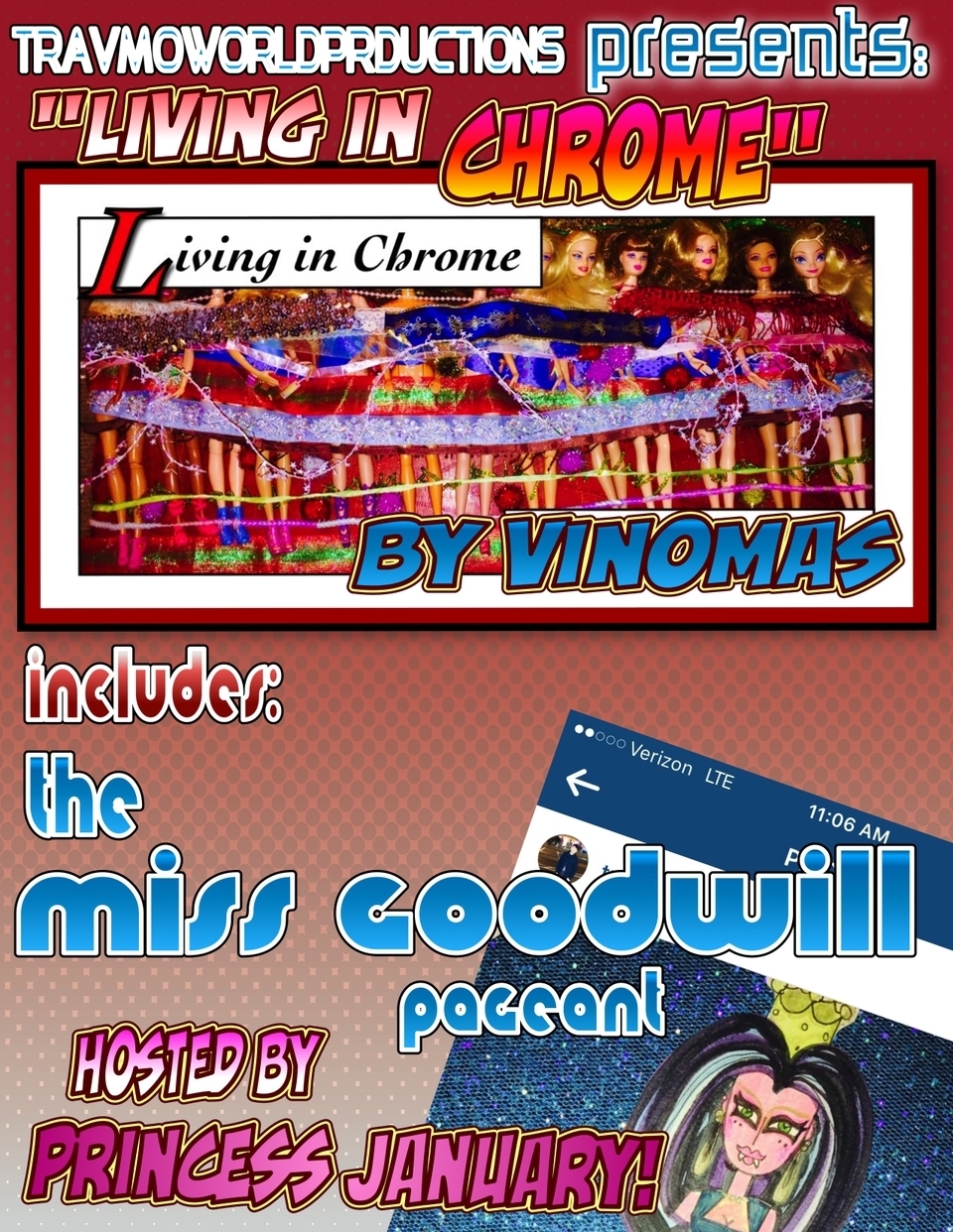 Living in Chrome : The Miss Goodwill Pageant Cover