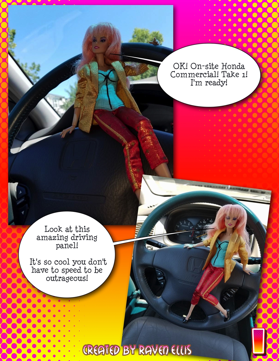 Living In Chrome : Episode 4 : Jem's Honda Commercial by Raven Ellis : Pg. 1