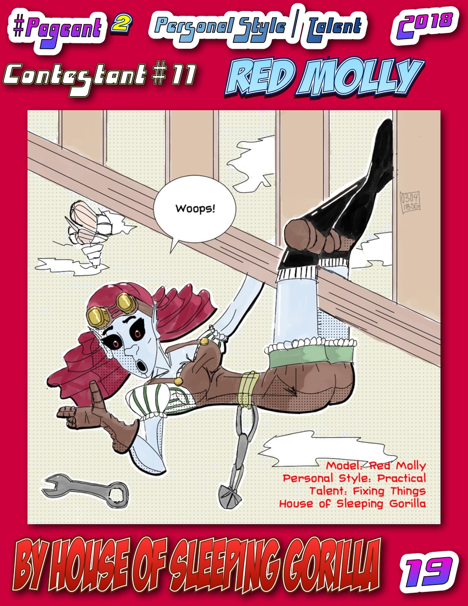 #Pageant #2 Pg. 19 : Personal Style / Talent Category : Contestant #11 : Red Molly