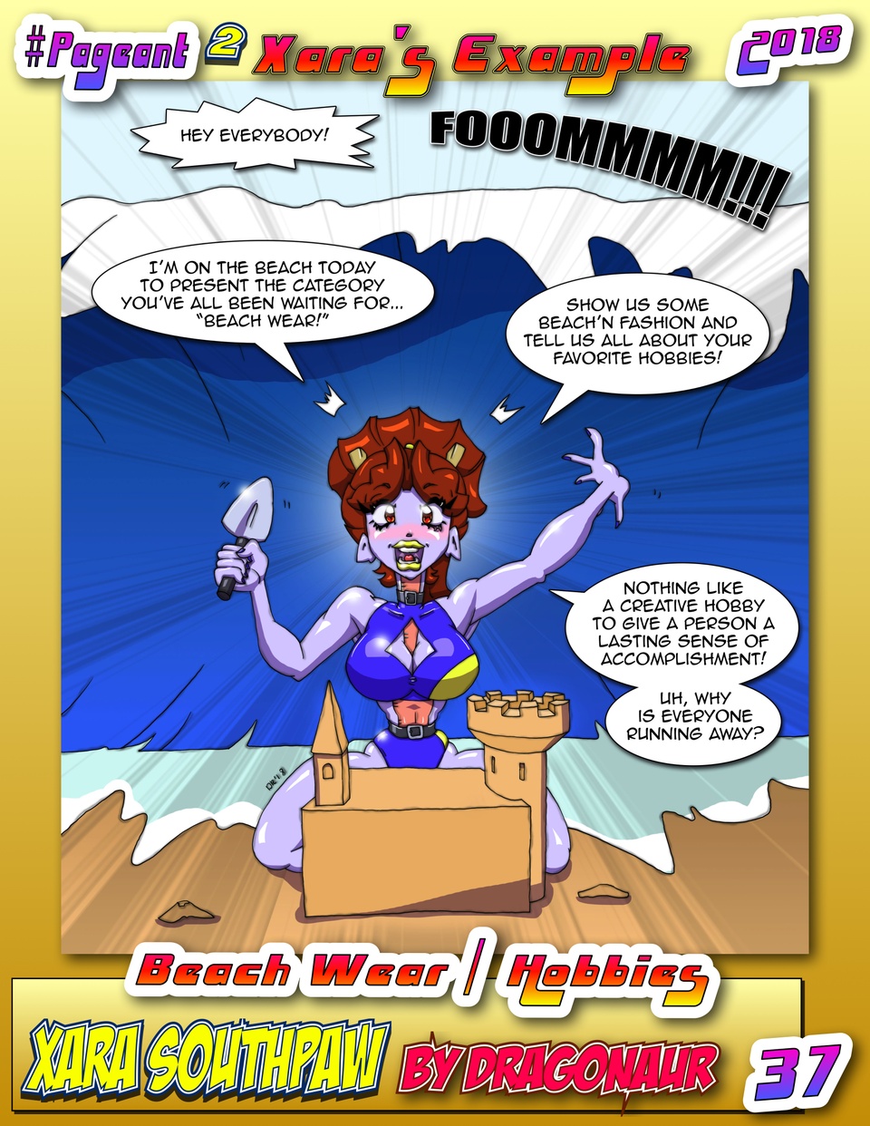 #Pageant #2 Pg. 37 : Beachwear / Hobbies (Xara's Example)