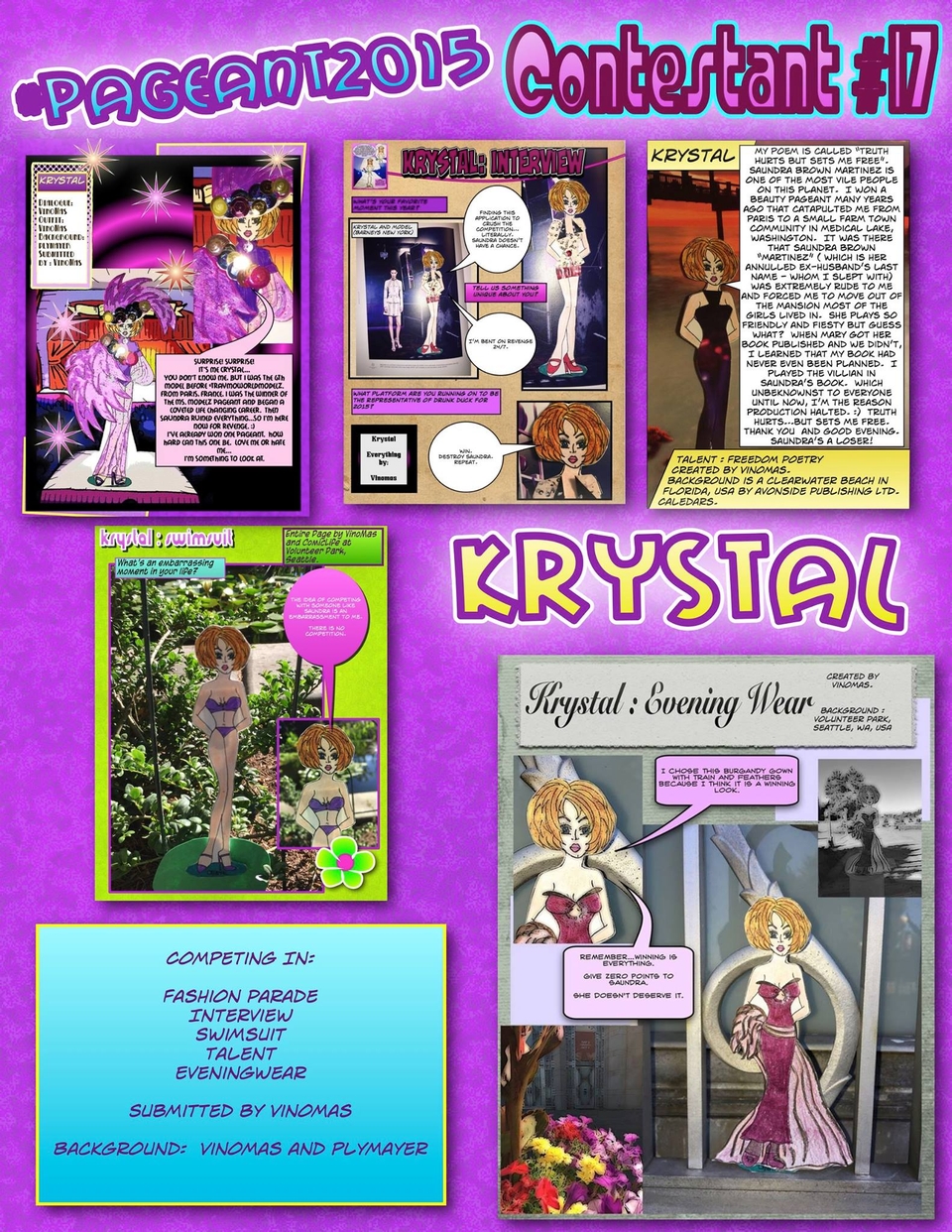 The Return of #Pageant 2015 Pg. 18. Krystal by Vinomas