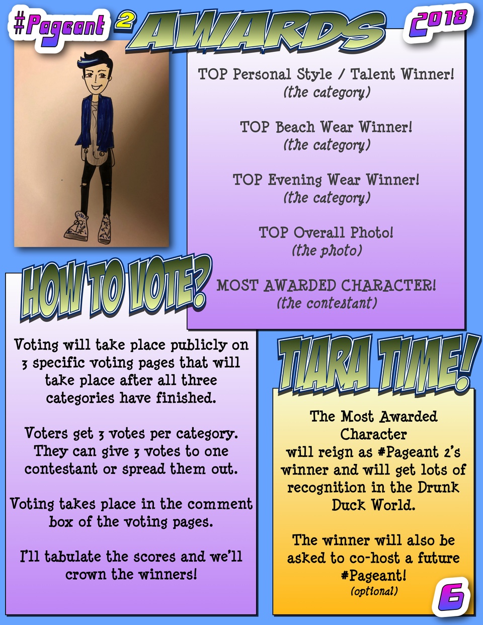 #Pageant #2 Pg. 6  (AWARDS & VOTING)