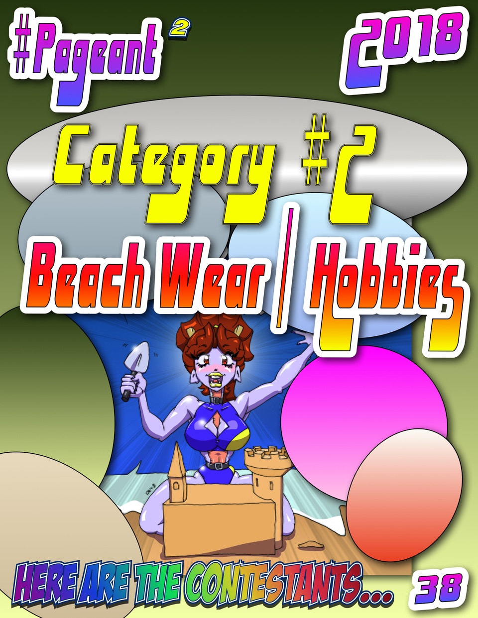 #Pageant #2 Pg. 38 : Beach Wear / Hobbies : Category Title Page