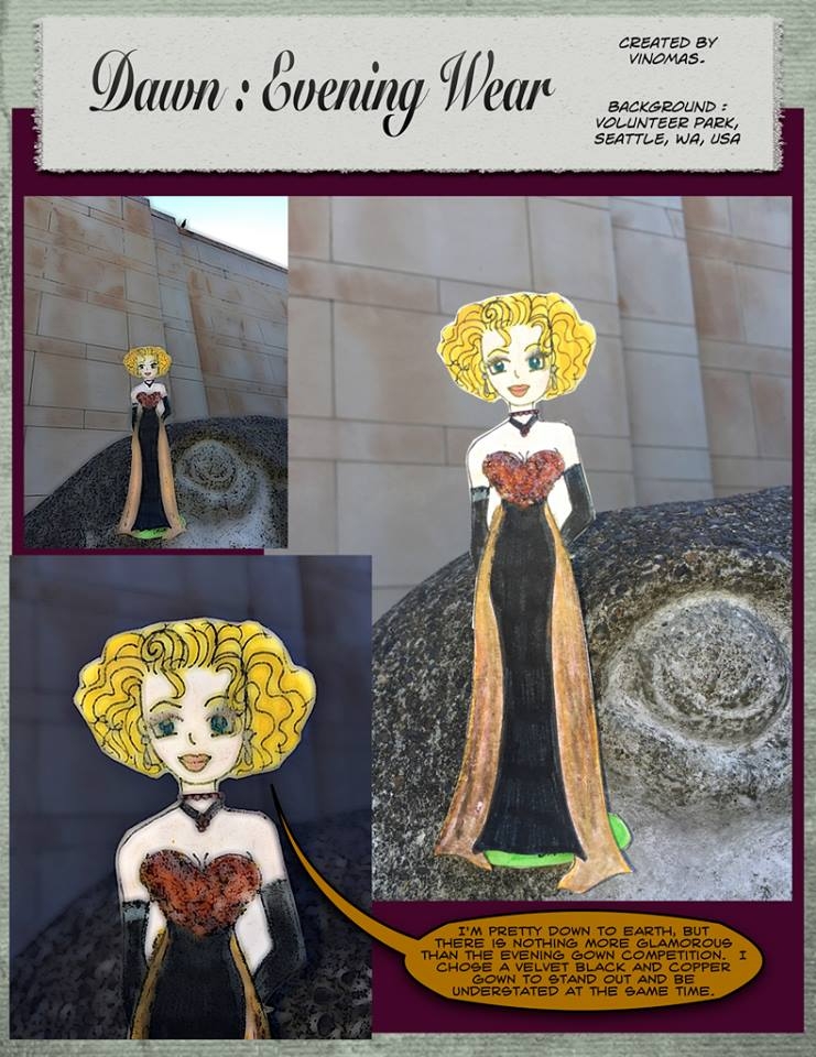 SEMIFINALS : Eveningwear : Contestant #14: DAWN