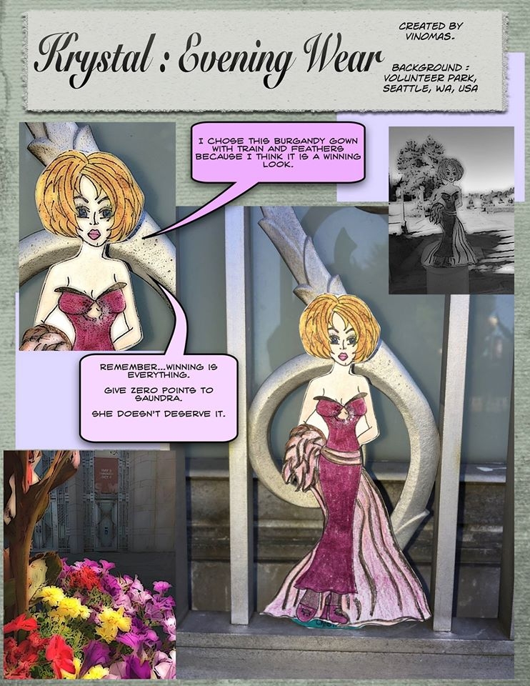 SEMIFINALS : Eveningwear : Contestant #17:  Krystal