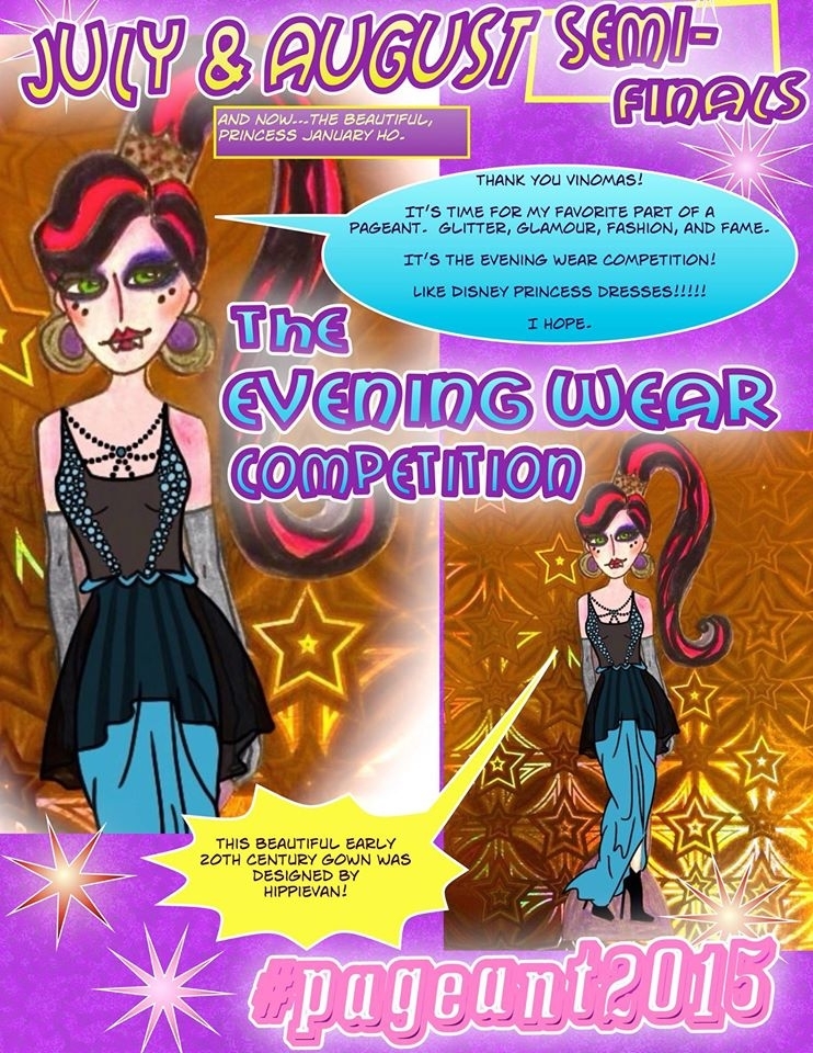 The Drunk Duck Fashion Forum #Pageant 2015 SEMI-FINALS : Evening Wear Competition, hosted by Princess January
