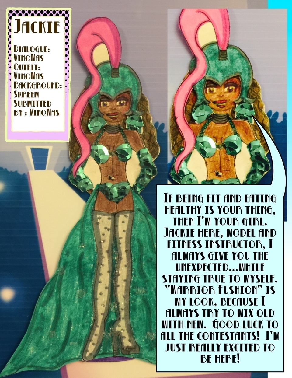 PRELIMINARIES : Fashion Parade : Contestant #13 : Jackie