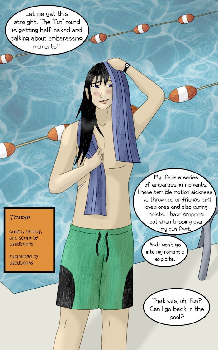 SEMIFINALS : Swimsuit : Contestant #10 : Tristan