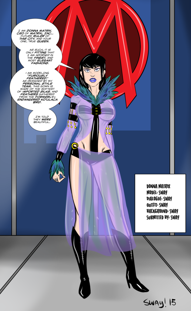 PRELIMINARIES : Fashion Parade : Contestant #7 : Donna Matrix