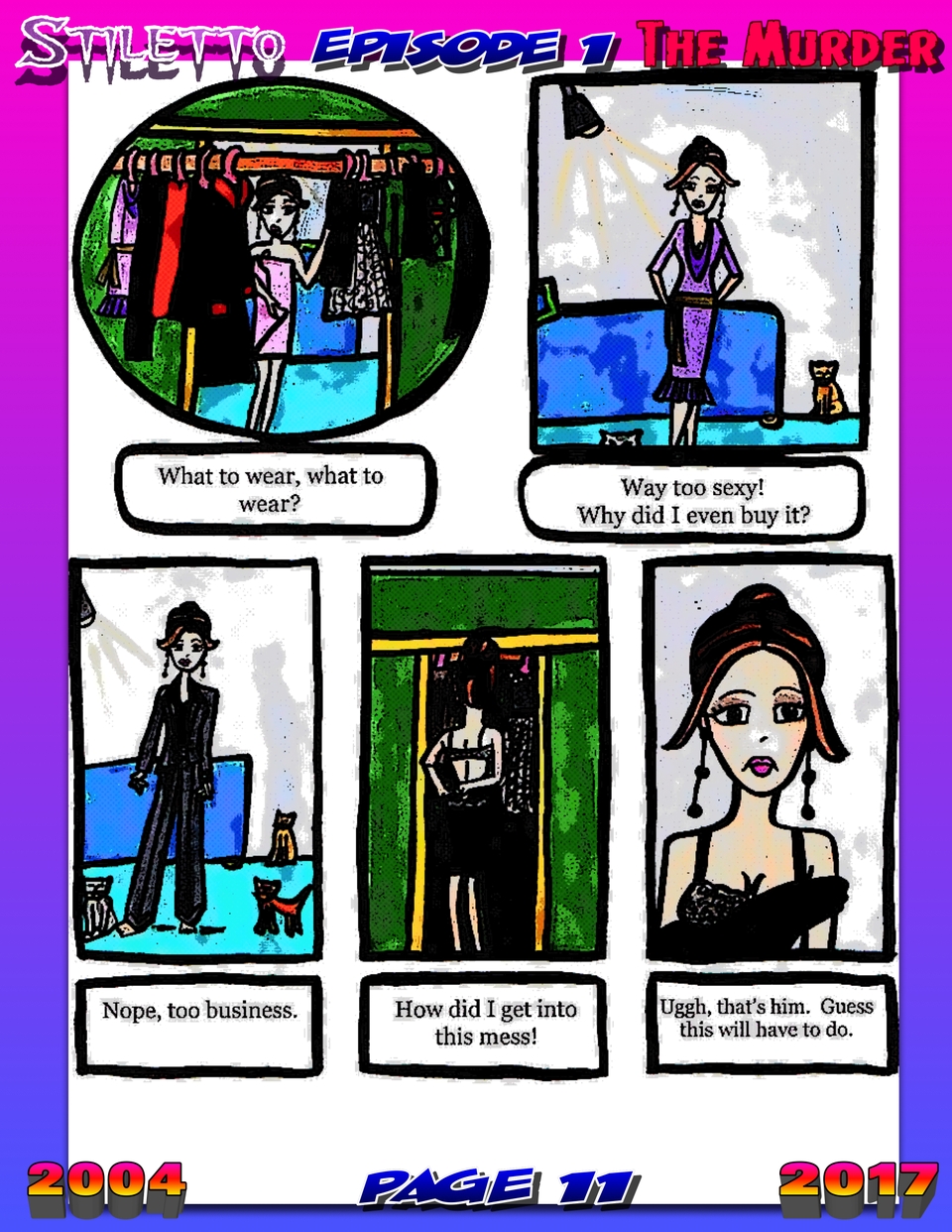 Stiletto : A Mystery Noir Webcomic Episode 1 pg. 11