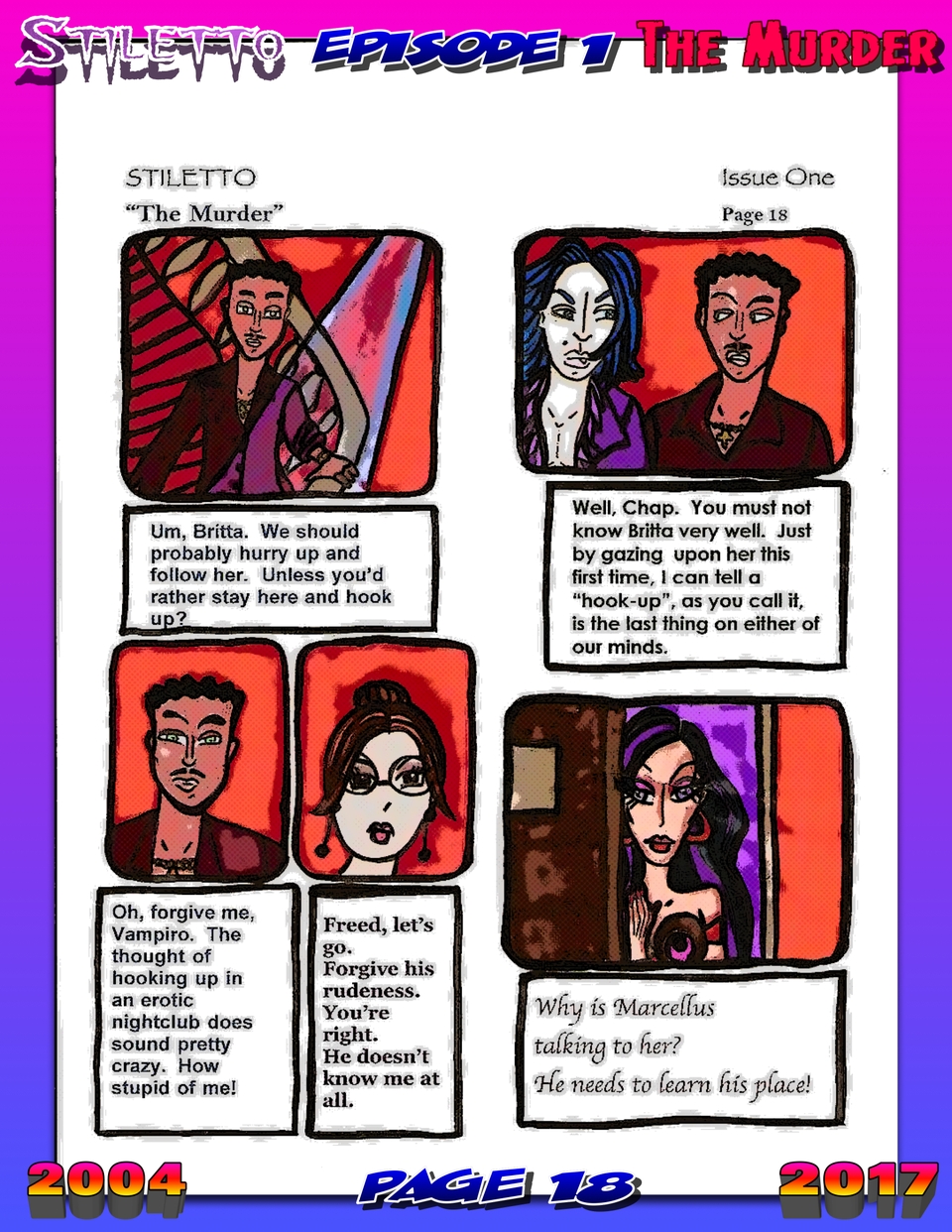 Stiletto : A Mystery Noir Webcomic Episode 1 pg. 18