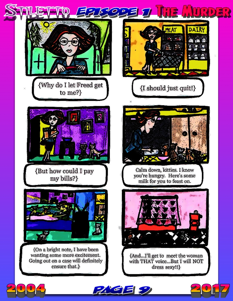 Stiletto : A Mystery Noir Webcomic Episode 1 pg. 9