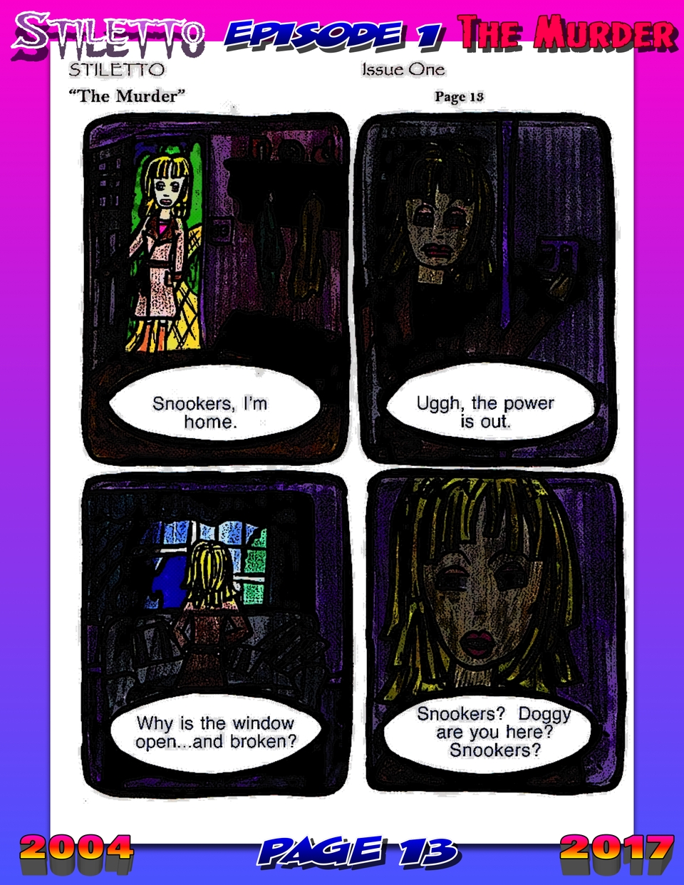 Stiletto : A Mystery Noir Webcomic Episode 1 pg. 13