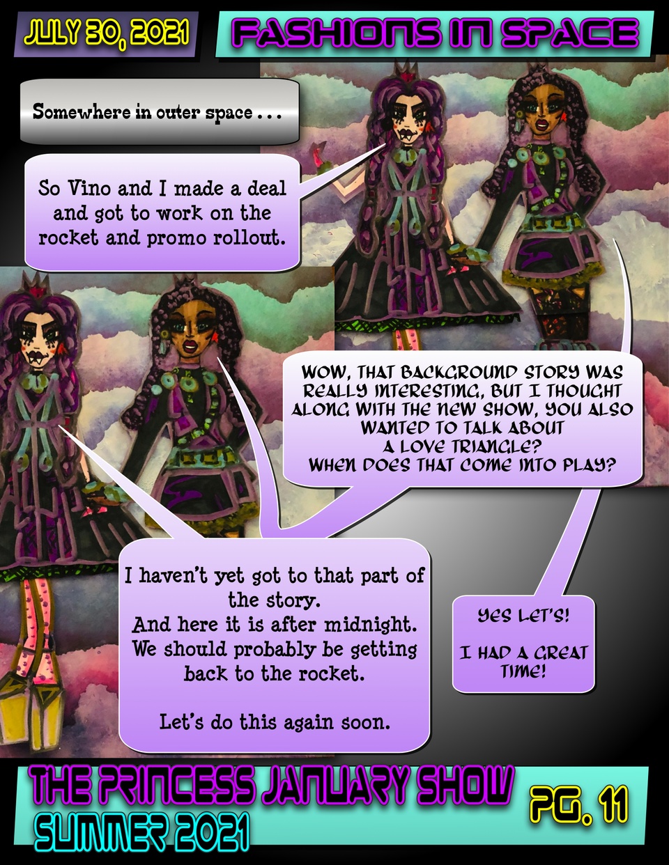 The Princess January Show 2021 : Fashions in Space Pg. 11