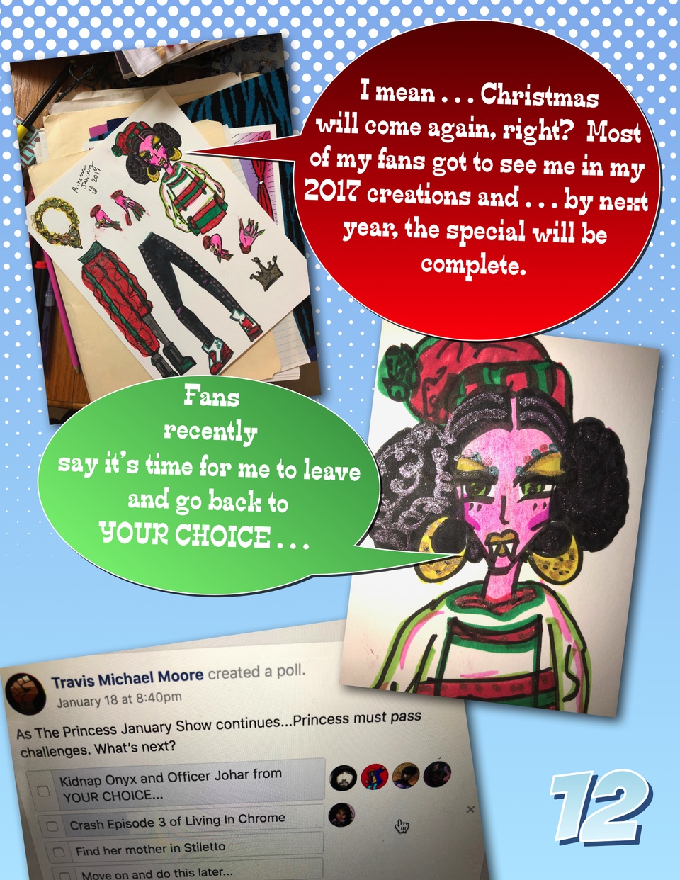 The Princess January Show : The Takeover : The TravmoWorld Christmas Special 2017 Pg. 12