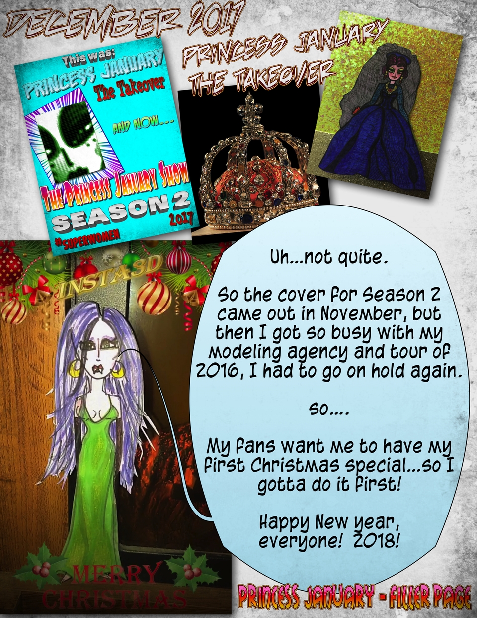 Princess January : The Takeover December 2017 : Filler Page