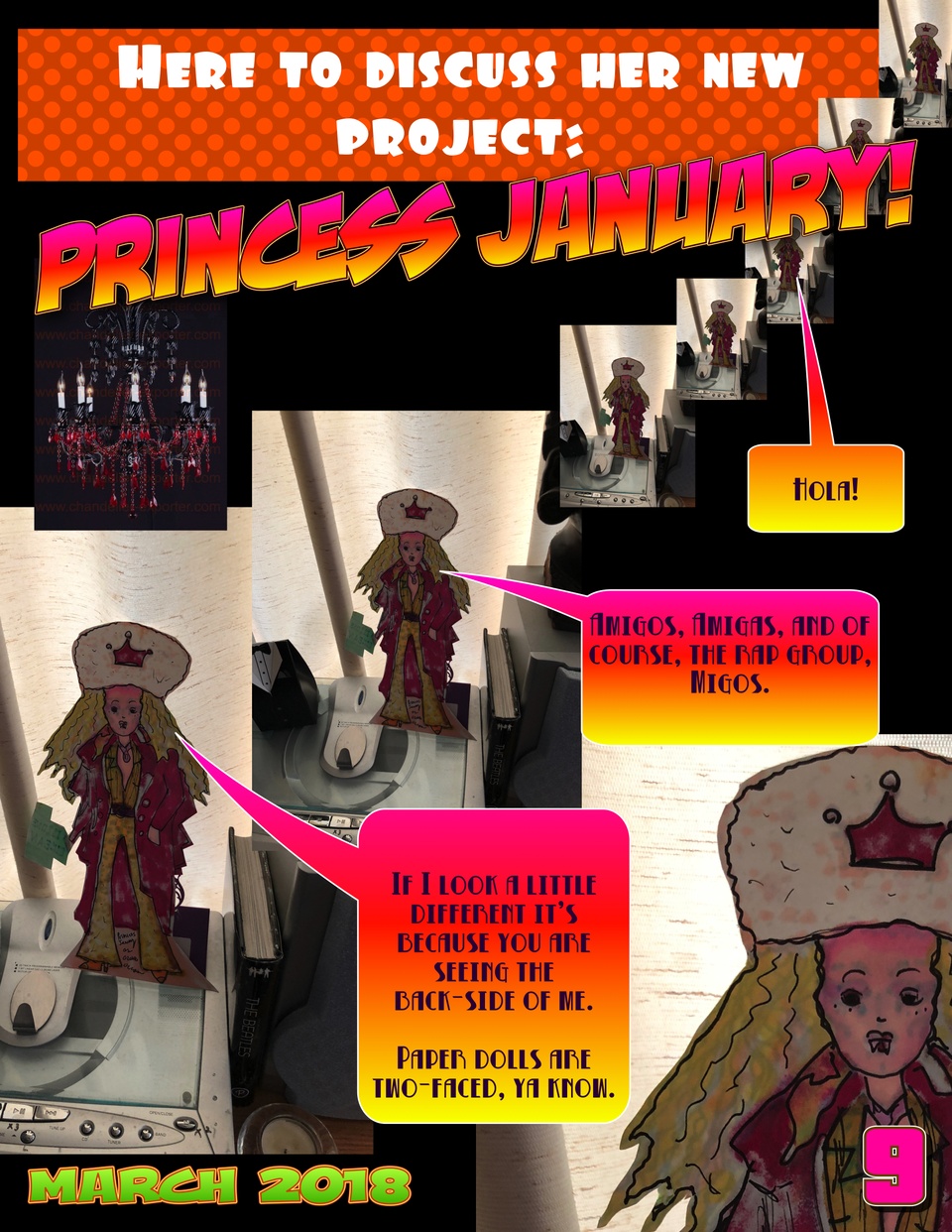 The Princess January Show Season 2 : Episode 4 : March 2018 : Pg. 9