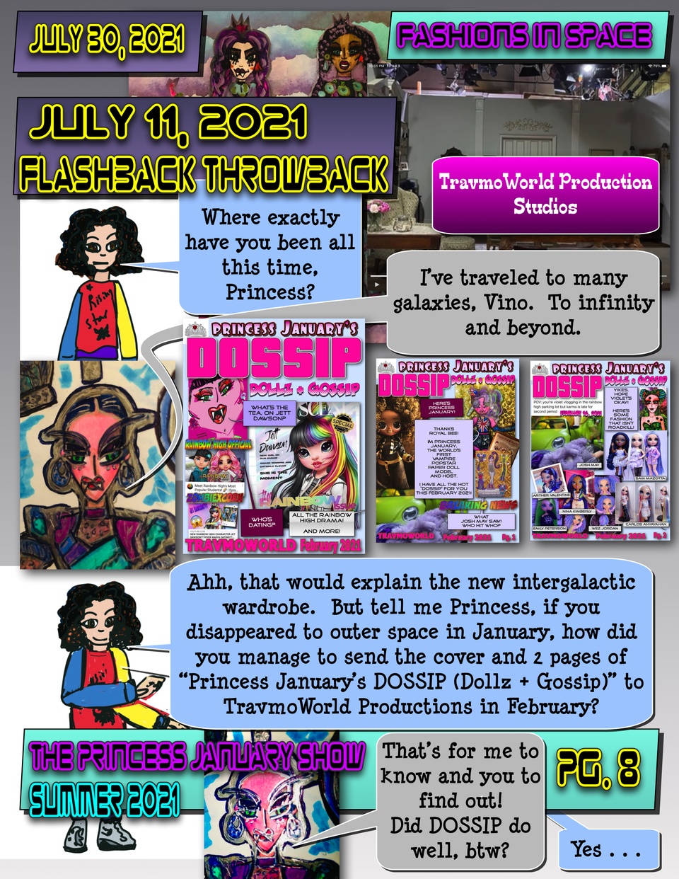 The Princess January Show 2021 : Fashions in Space Pg. 8