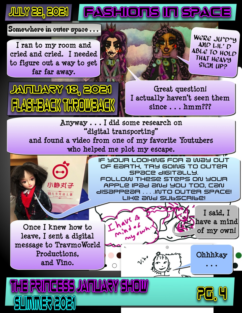 The Princess January Show 2021 : Fashions in Space Pg. 4