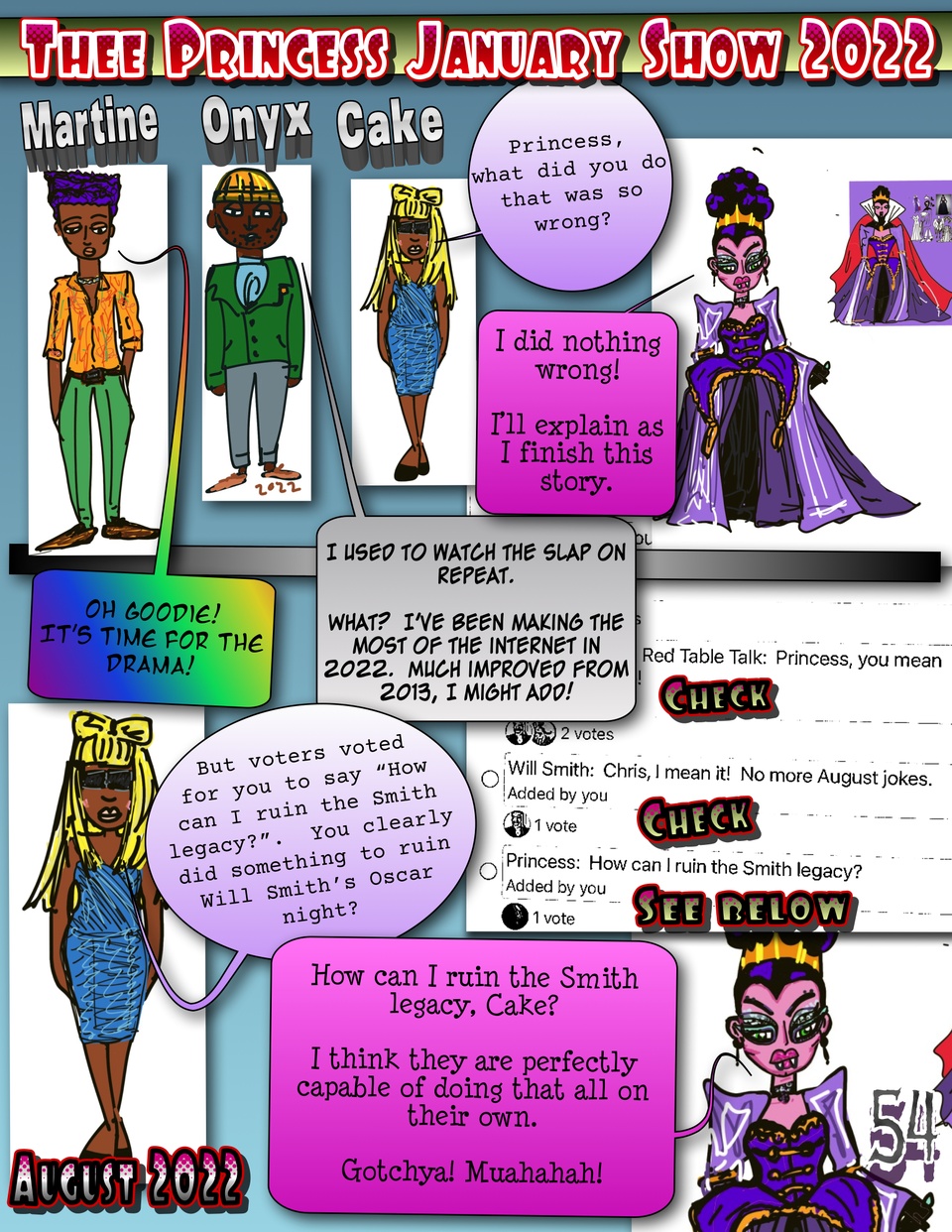  "Thee" Princess January Show 2022 : Copycat pg. 54