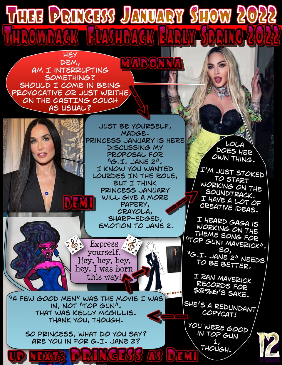 "Thee" Princess January Show 2022 : Copycat pg. 12