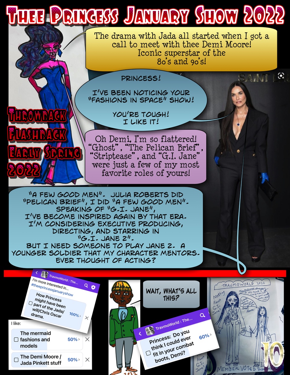 "Thee" Princess January Show 2022 : Copycat pg. 10