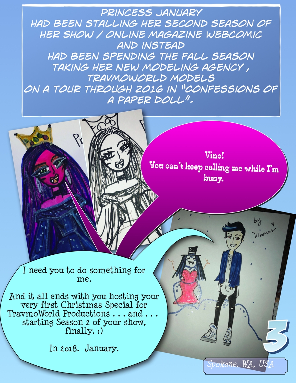 The Princess January Show : The Takeover : The TravmoWorld Christmas Special 2017 Pg. 3