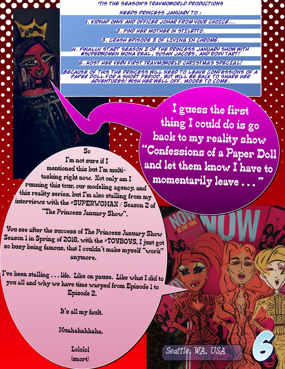 The Princess January Show : The Takeover : The TravmoWorld Christmas Special 2017 Pg. 6