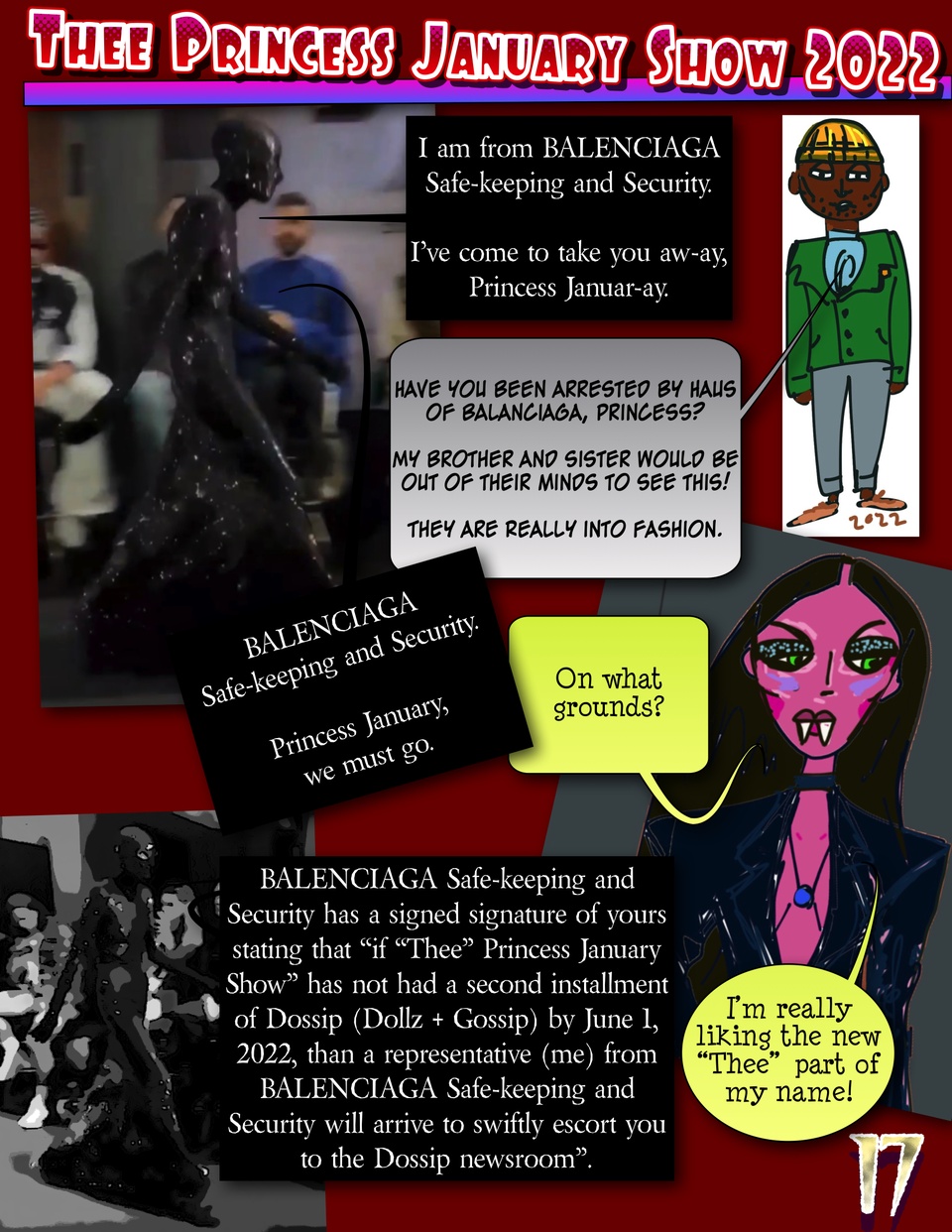 "Thee" Princess January Show 2022 : Copycat pg. 17